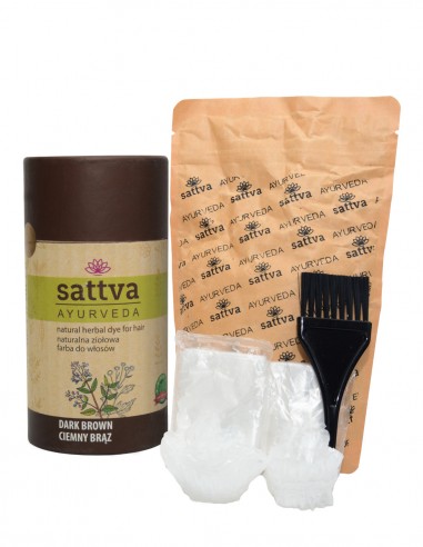 Vopsea Ciocolatiu Inchis, 150gr – Sattva Ayurveda