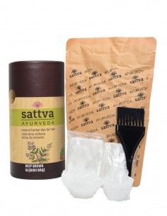 Vopsea Saten Ciocolatiu – Sattva Ayurveda 2