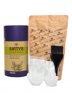 Vopsea Henna Indigo – Sattva Ayurveda 2