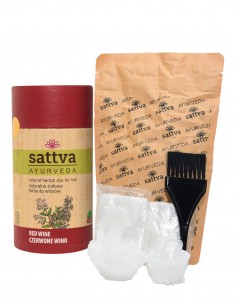 Vopsea de par Red Wine, 150gr – Sattva Ayurveda 2