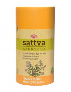 Vopsea de par Blond Caramel, 150gr – Sattva Ayurveda