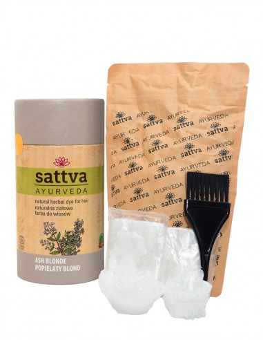 Vopsea de par Blond Cenusiu – Sattva Ayurveda