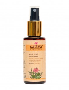 Tonic nutritiv pentru scalp si par cu hibiscus, 100ml – Sattva Ayurveda