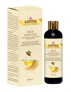 Ulei de par nutritiv cu orez si rozmarin – Sattva Ayurveda 2