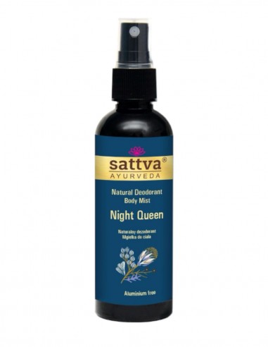 Deodorant fara aluminiu Night Queen, 80ml - Sattva