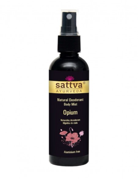 Deodorant fara aluminiu spray Opium, 80ml - Sattva