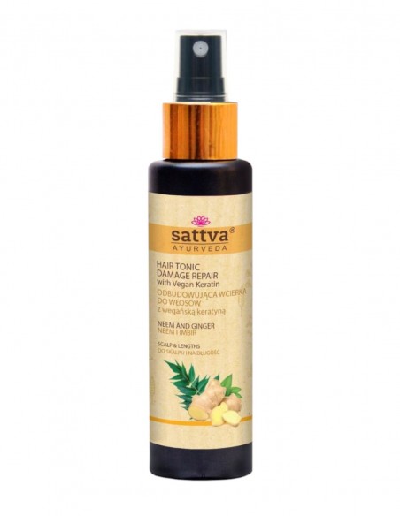 Tratament scalp si par cu neem si ghimbir, 100ml - Sattva