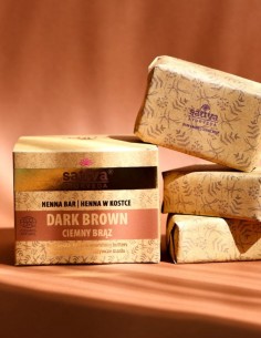 Vopsea henna Saten Inchis cu unt de shea si uleiuri, 3x80gr – Sattva Ayurveda 2