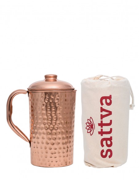 Carafa cupru Hammer, 1250ml – Sattva Ayurveda