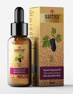 Ulei de struguri organic, 50ml – Sattva Ayurveda