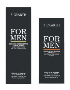 Set produse pentru barbierit: spuma de ras si aftershave – For Men Bioearth 2