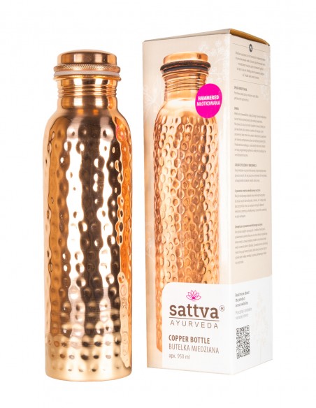 Sticla din cupru Hammer, 950ml – Sattva Ayurveda