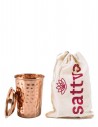 Pahar din cupru cu capac Hammer, 350ml – Sattva Ayurveda