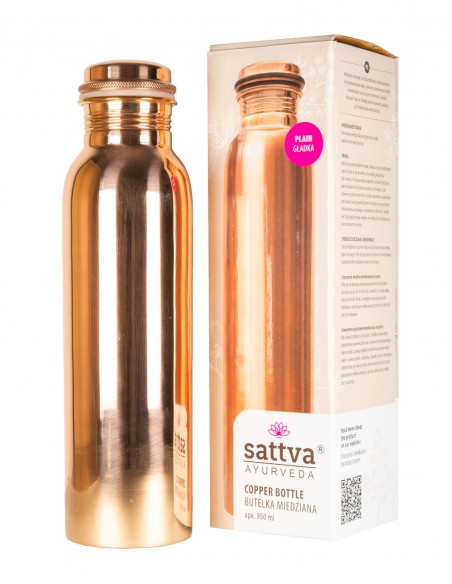 Sticla din cupru Classic, 950ml – Sattva Ayurveda