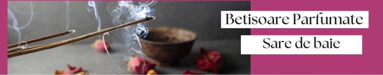Produse aromaterapie: betisoare parfumate naturale, sare de baie epsom